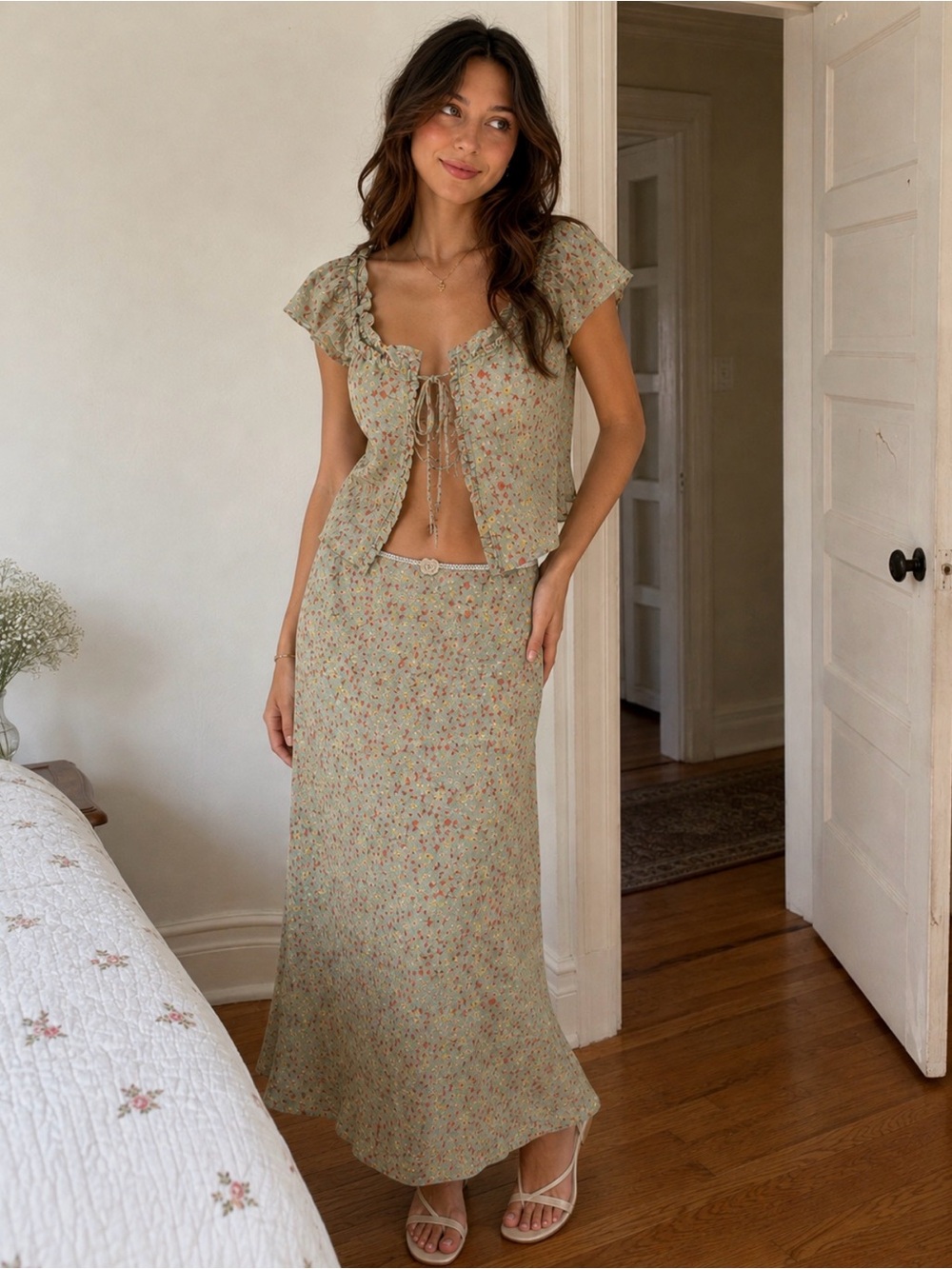 NWT 2 Piece Skirt and Top Set